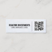 QR-code Mini Visitekaartje (Voorkant)