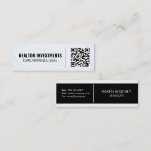 QR-code Mini Visitekaartje