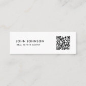 QR-code mini visitekaartje (Voorkant)
