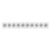 QR-code | Minimale eenvoudige schaalbaarheid voor  Grosgrain Lint (Voorkant)