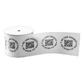 QR-code | Minimale eenvoudige schaalbaarheid voor  Grosgrain Lint (Spoel)