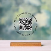 QR Code minimaliste Nettoyer Simple Promotionnel (Neutre)
