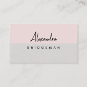 QR-code | Minimalistisch, social media Visitekaart Visitekaartje (Achterkant)