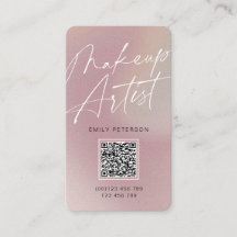 QR-code modern chic make-up artiest verticaal