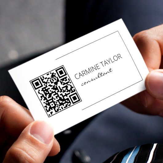 QR Code Modern Consultant Visitekaartje