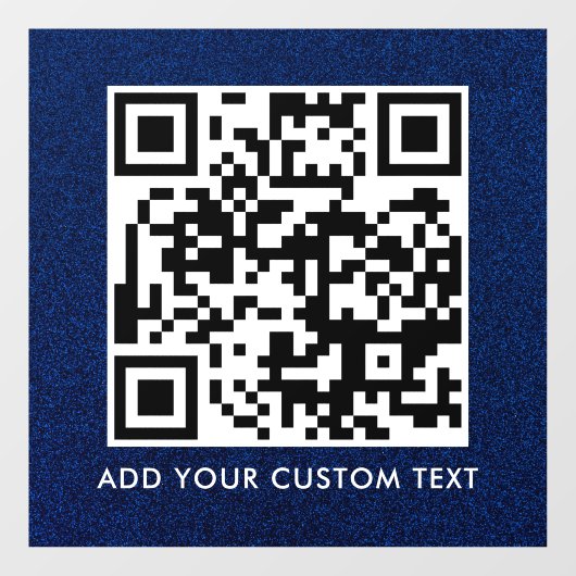 QR Code | Modern Eenvoudig Stijlvol Scanbaar  Raamsticker (Vel)