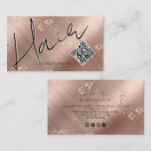 QR Code Modern Hair Stylist Visitekaartje (Voorkant / Achterkant)