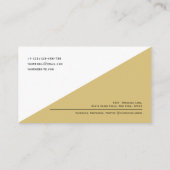 QR-code Modern minimalistisch Schone bedrijven Visitekaartje (Achterkant)