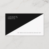 QR-code Modern minimalistisch Schone Professional  Visitekaartje (Achterkant)