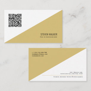 QR-code Modern minimalistisch Schone Professional Visitekaartje