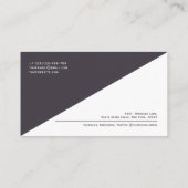 QR-code Modern minimalistisch Schone Professional  Visitekaartje (Achterkant)