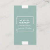 QR Code Moderne Entreprise Lumière Carte de visite (Devant)