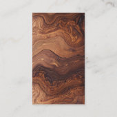 QR-code Moderne houten carpentry constructie Visitekaartje (Achterkant)