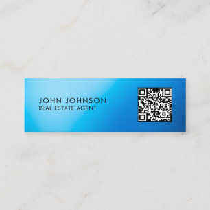 QR-code moderne mini-visitekaartje Mini Visitekaartje
