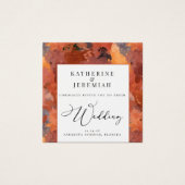 QR Code Moderne Terracotta Boho Faire-part de mari (Devant)