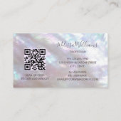 QR-code | Moeder-van-parelwijn Visitekaartje (Achterkant)