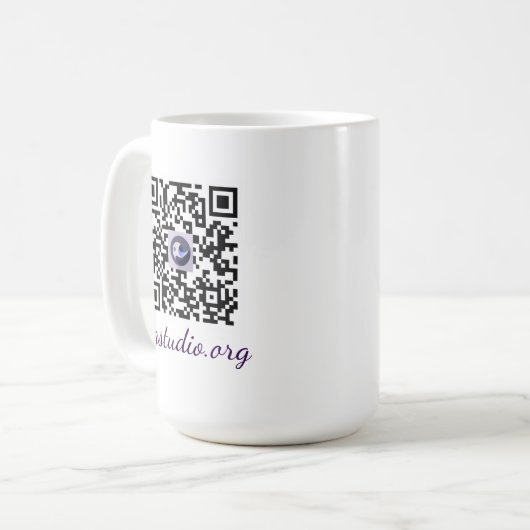 QR-code mok (Voorkant links)