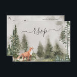 QR Code Mountain Forest Rustic Woods Wedding RSVP<br><div class="desc">Voici l'enchanteur et éthérée QR Code Mountain Forest Rustic Woods Wedding RSVP! Ce chef-d'oeuvre exquis résume l'attrait d'une scène de montagne forestière magique, ornée d'animaux et d'oiseaux de forêt capricieux. Si vous planifiez un mariage sur le thème de la forêt ou de la montagne, ne cherchez pas plus loin que...</div>