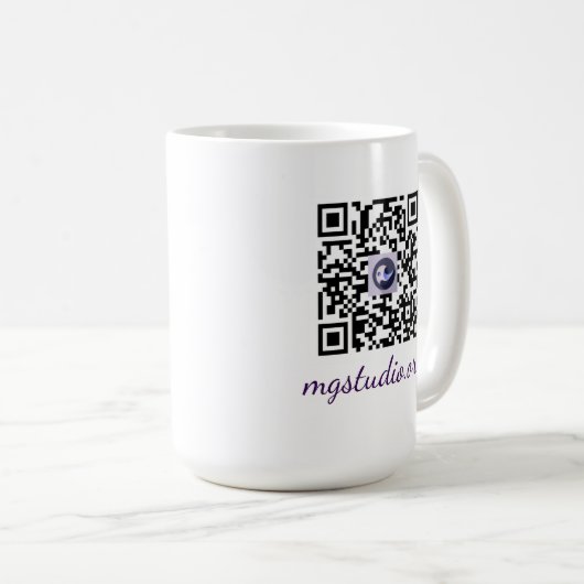 QR code mug (Devant droit)