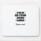 QR-code muis — muis Muismat (Voorkant)