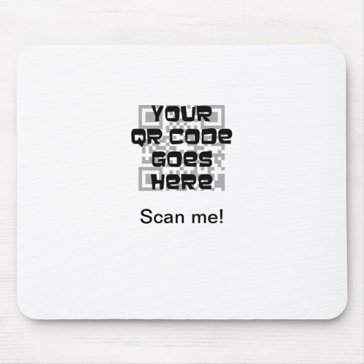 QR-code muis — muis Muismat (Voorkant)