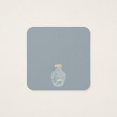 QR Code Nautical Beach Seashell Faire-part de mari (Dos)