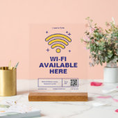 Qr Code Nom commercial Minimal wifi Détails (Mariage)