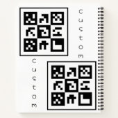 qr-code notitieboek (Achterkant)