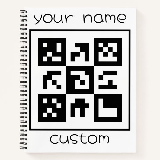 qr-code notitieboek (Voorkant)