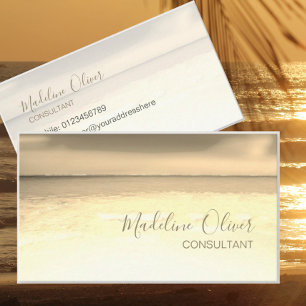 QR Code Ocean Beach Zee Travel Foto Visitekaartje