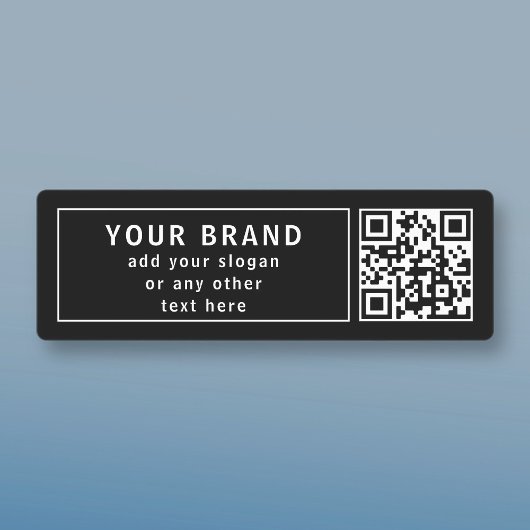 QR-code of Logo, enz. uploaden | Modern waterdicht Labels