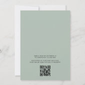 QR-code Oh Boy Safari Animal Boy's Baby shower Kaart (Achterkant)