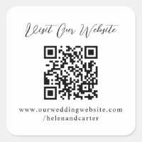 QR-code Online bruiloft Website