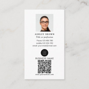 QR-code onroerend goed professionele eenvoudige fo Visitekaartje