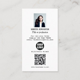 QR-code onroerend goed professionele foto elegant Visitekaartje