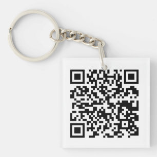 QR-code ontwerp sleutelhanger