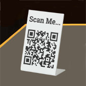 QR-code Ontwerp voetstuk Reclamebord Met Voetstuk