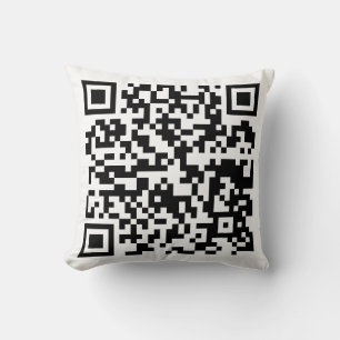 QR-code op een Kussen