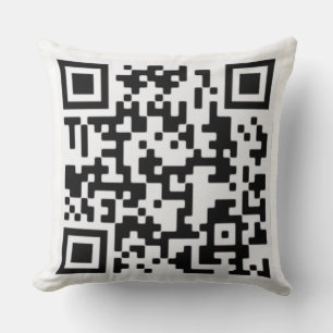 QR-code op een Sierkussen
