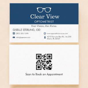 QR-code Optometrist Oogartsenpraktijk  Visitekaartje
