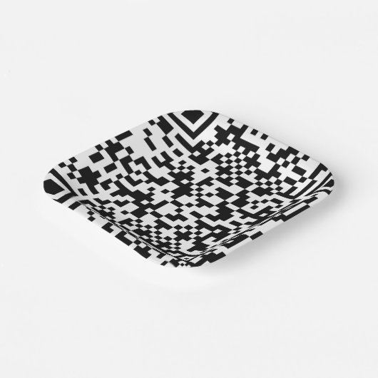 Qr-code Papieren Bordje (Gebogen)