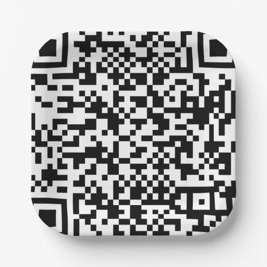 Qr-code Papieren Bordje (Voorkant)