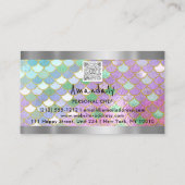 QR-code Persoonlijke Chef Cooking Restaurant Zeeme Visitekaartje (Achterkant)