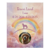 QR Code Pet Sympathy Gift | Interactive Poster (Devant)
