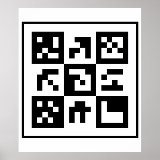 qr-code poster (Voorkant)
