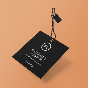 QR-code Prijskaartje kledinglabel hangtag Contactkaartje