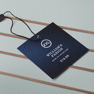 QR-code Prijskaartje kledinglabel hangtag Contactkaartje