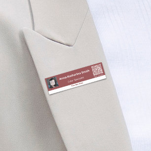 QR-code professioneel Afbeelding Naamplaatje