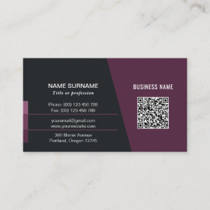 QR-code professioneel visitekaartje met Logo