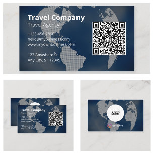 QR Code Professionele Reisagentschap Visitekaartje